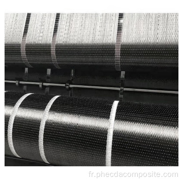 Tissu unidirectionnel en fibre de carbone 12K